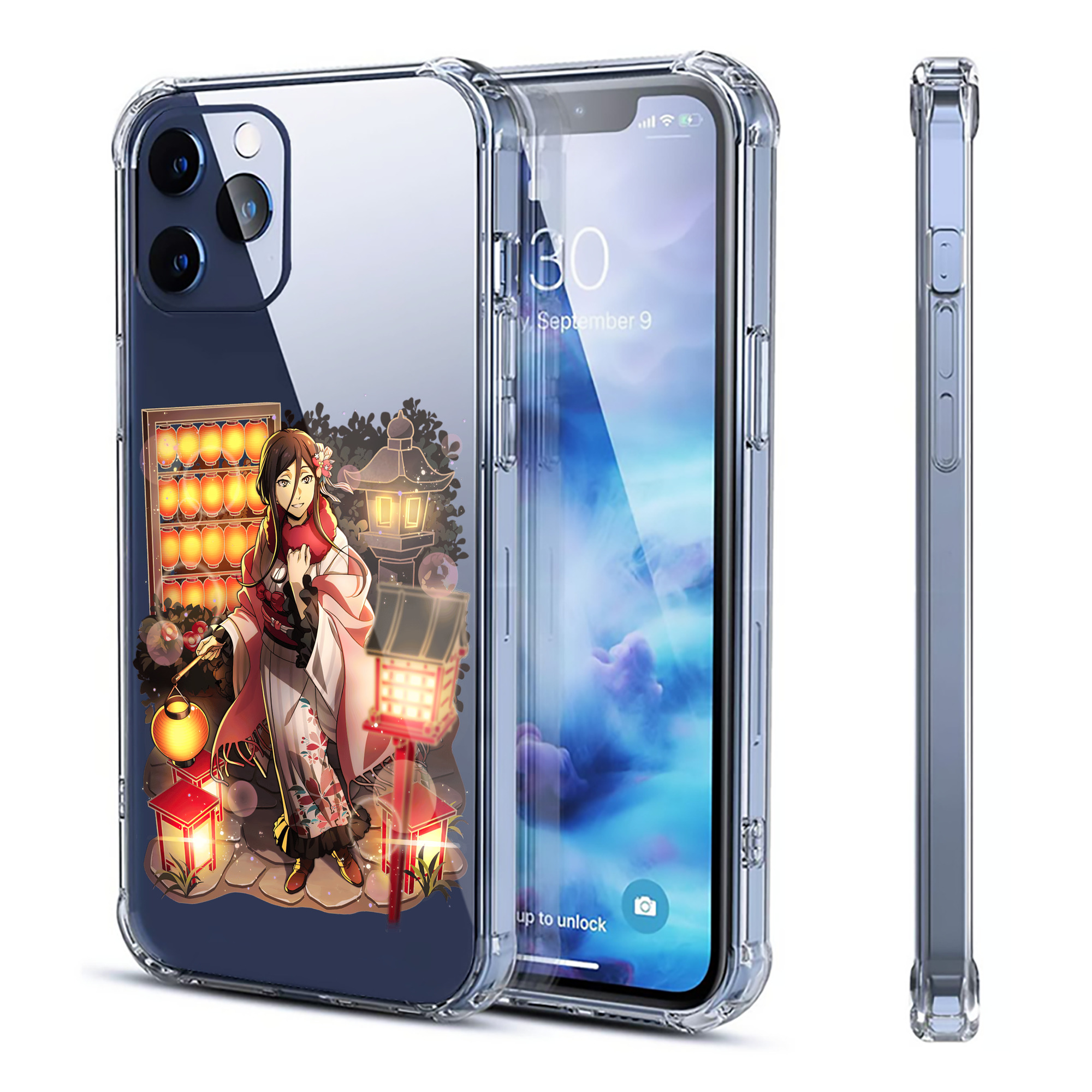 （画像用） 文豪ストレイドッグス Bungo Stray Dogs 【iPhone 12シリーズ対応】透明スマホケース（クリアソフトケース）